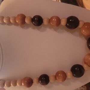 Vintage wood necklece